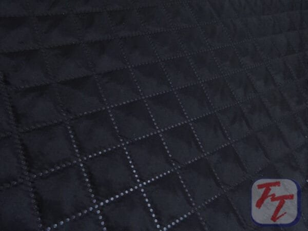 Capitonado Tafeta Negro