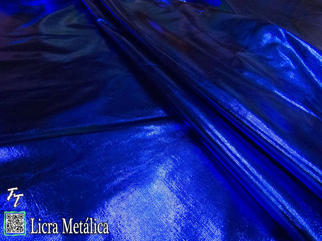 Lycra Metálica | Azul Rey