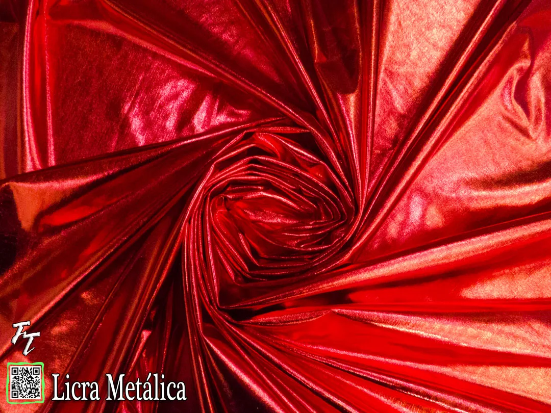 Lycra Metálica | Rojo