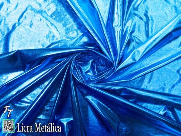 Lycra Metálica | Azul Turquesa