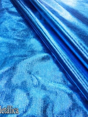 Lycra Metálica | Azul Turquesa