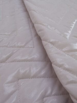 Capitonado Licra | Zig Zag Blanco