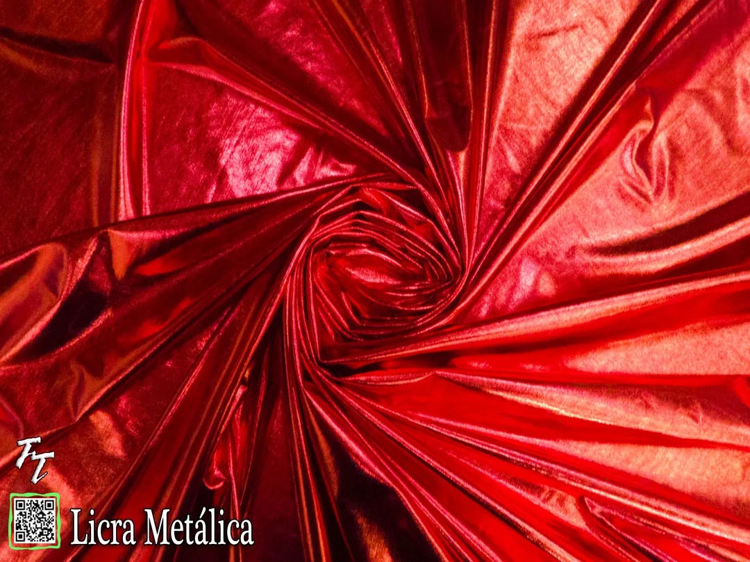 Lycra Metálica | Rojo