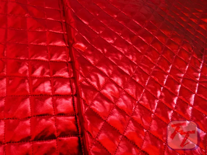 Capitonado Licra | Rombo Grande Rojo