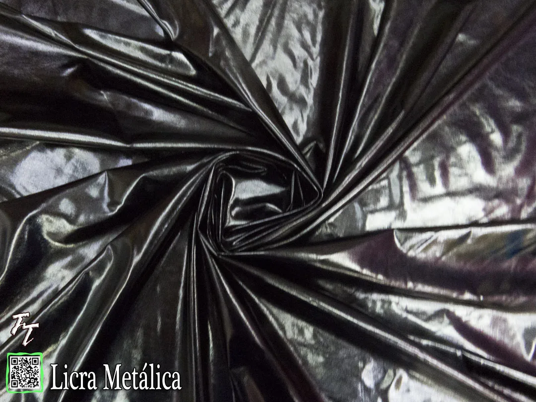 Lycra Metálica | Negro
