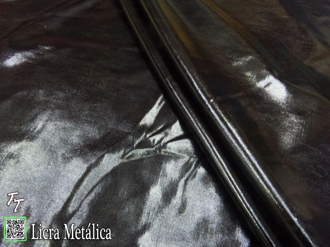 Lycra Metálica | Negro - Imagen 3