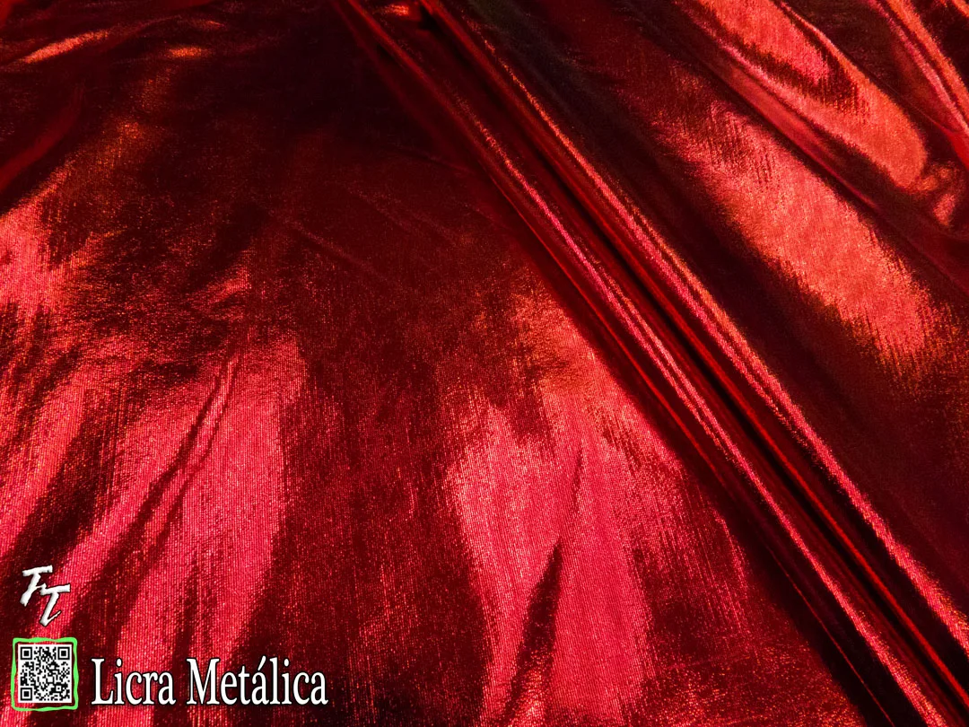 Lycra Metálica | Rojo