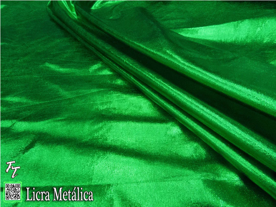 Lycra Metálica | Verde Bandera