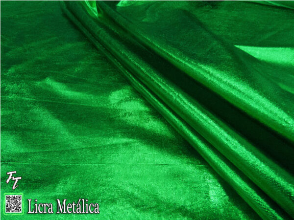 Lycra Metálica | Verde Bandera