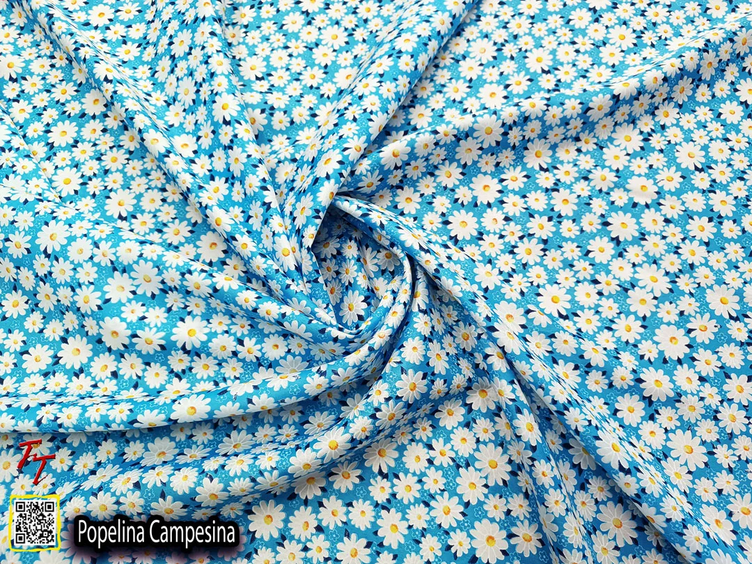 Popelina campesina | Margaritas Turquesa