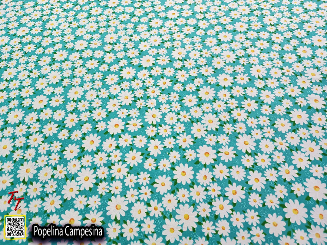 Popelina campesina | Margaritas Verde Menta