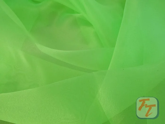 Organza Cristal | Verde Limón