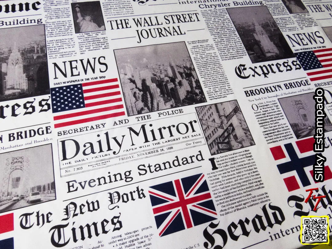 Silki estampado | Periódico #1