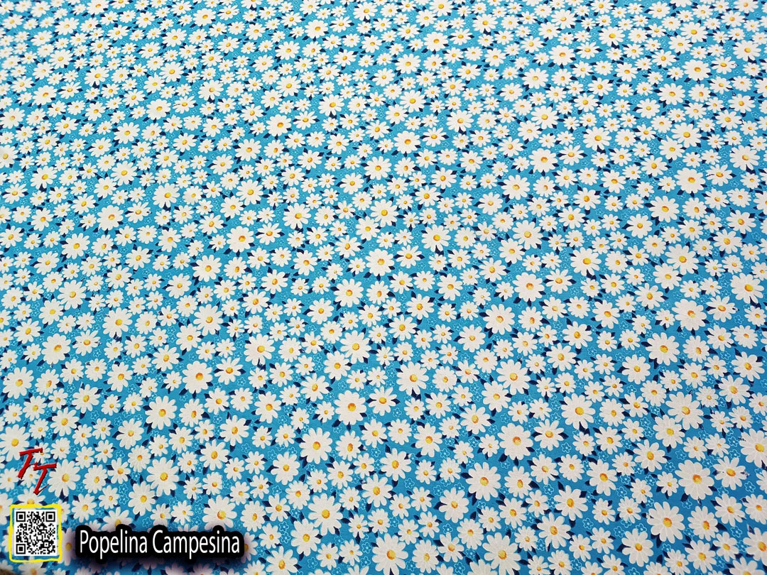 Popelina campesina | Margaritas Turquesa