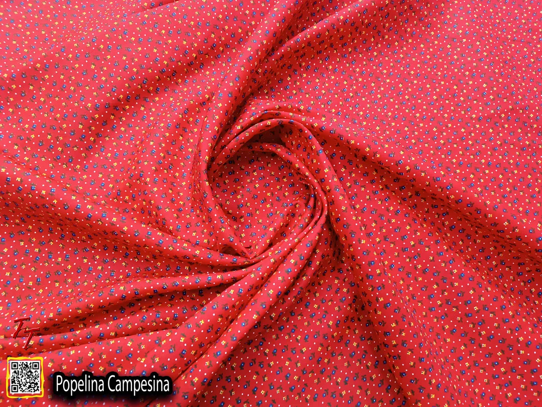Popelina campesina | Flor pequeña Rojo