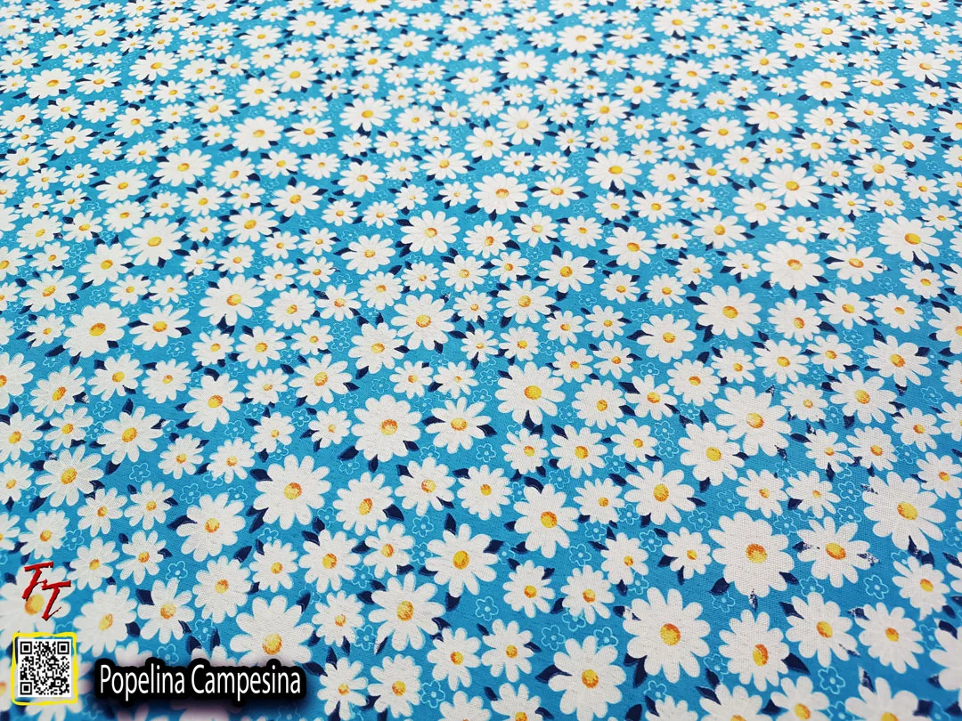 Popelina campesina | Margaritas Turquesa