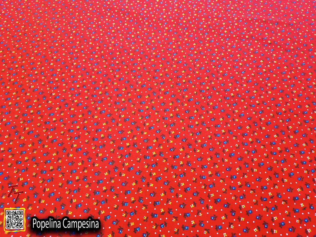Popelina campesina | Flor pequeña Rojo