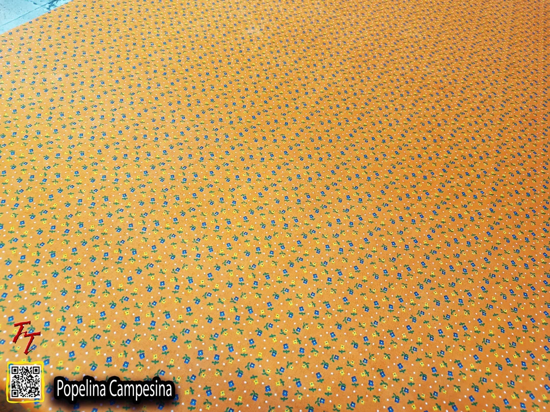Popelina campesina | Flor pequeña Naranja
