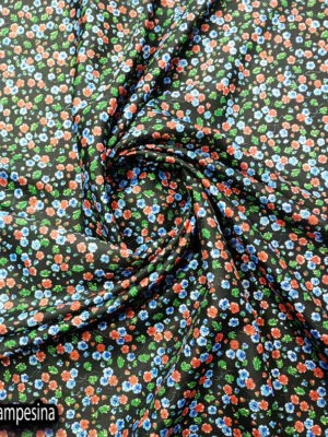 Popelina campesina | Flor mediana Negro