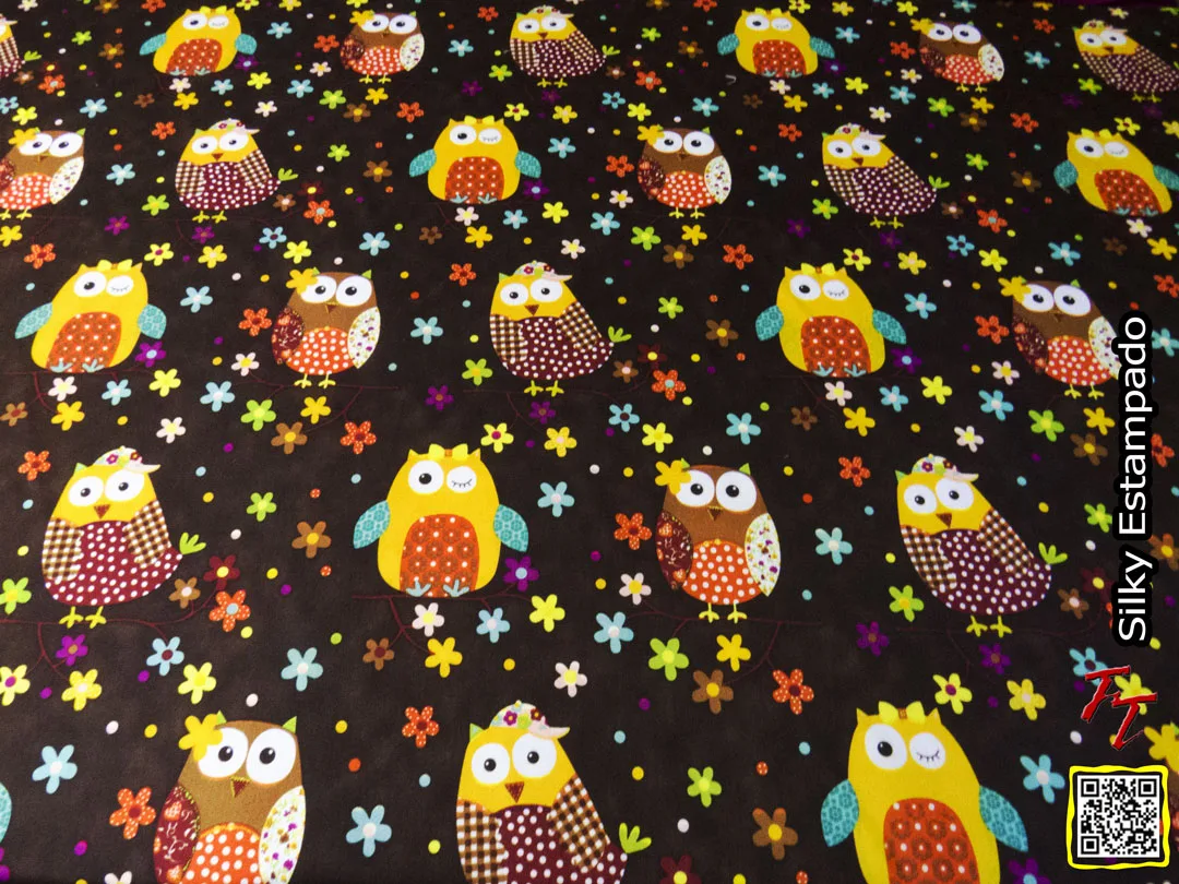 Silki estampado | Búhos #4