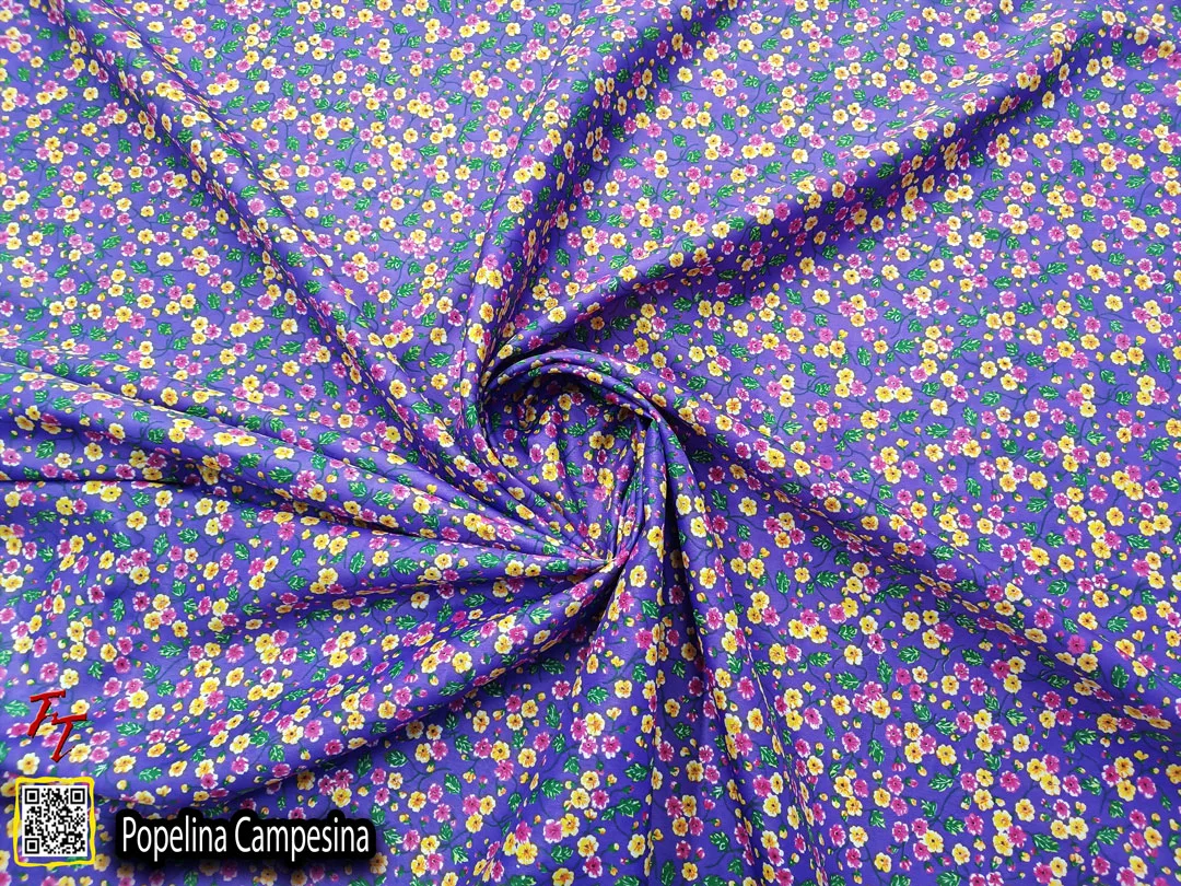 Popelina campesina | Flor mediana Morado