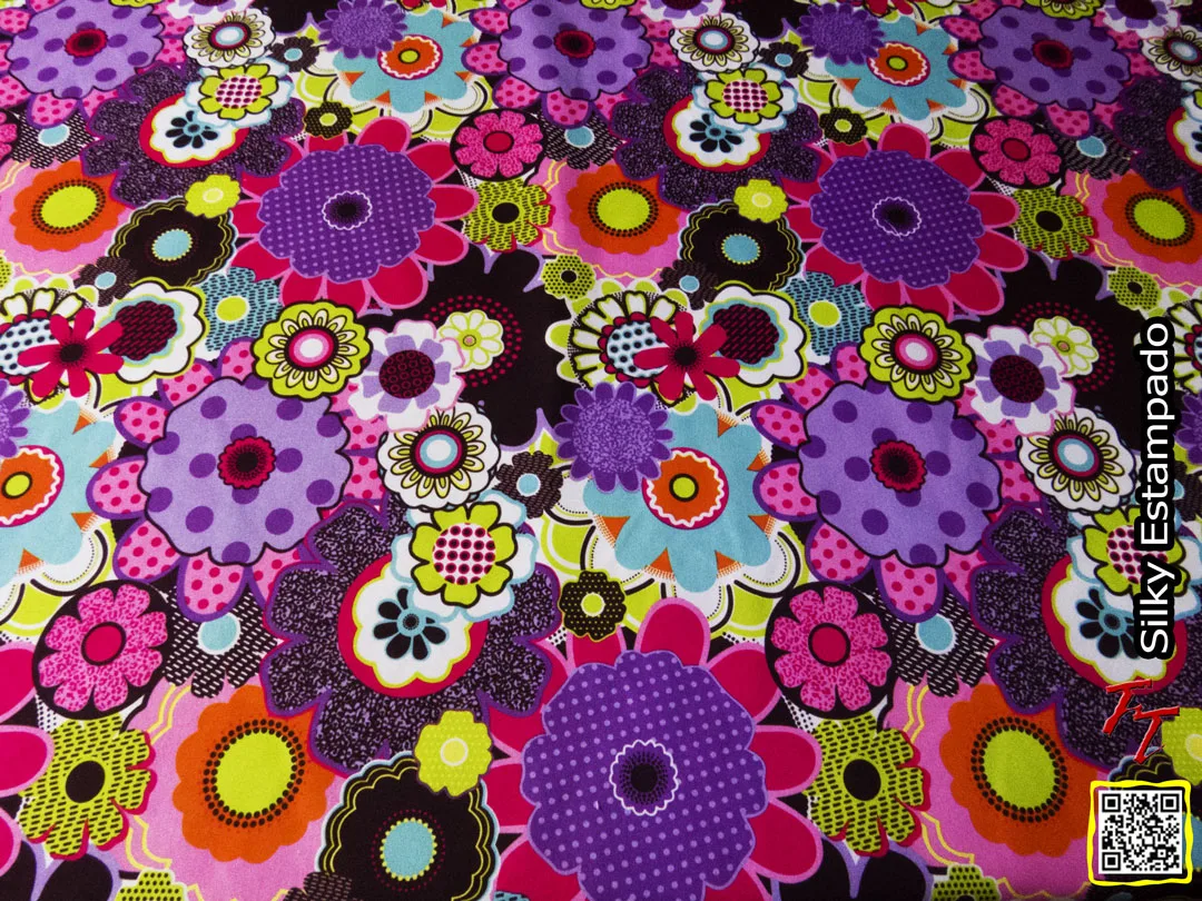 Silki estampado | Flores #4
