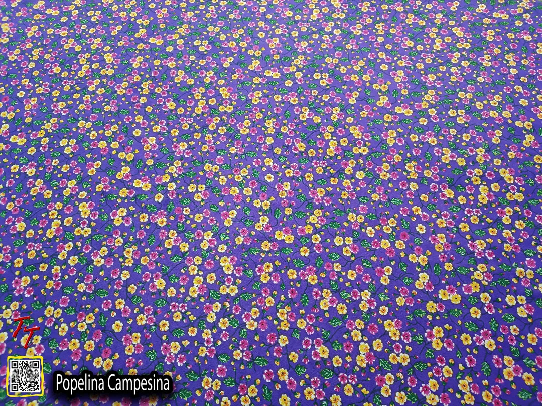 Popelina campesina | Flor mediana Morado