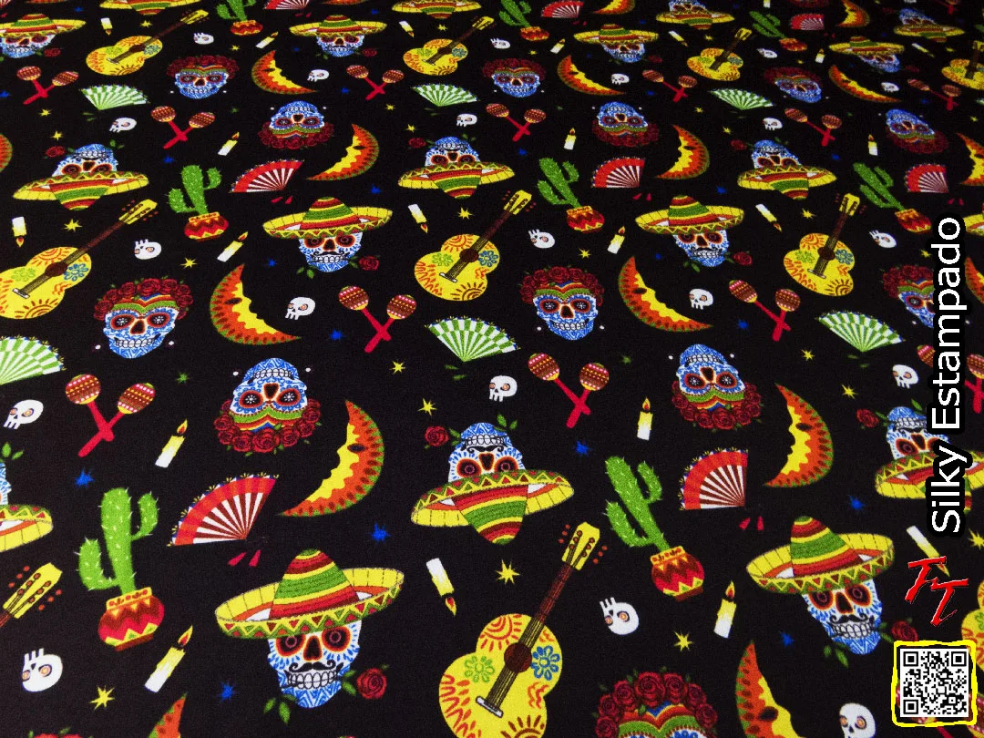 Silki estampado | Calaveras #2