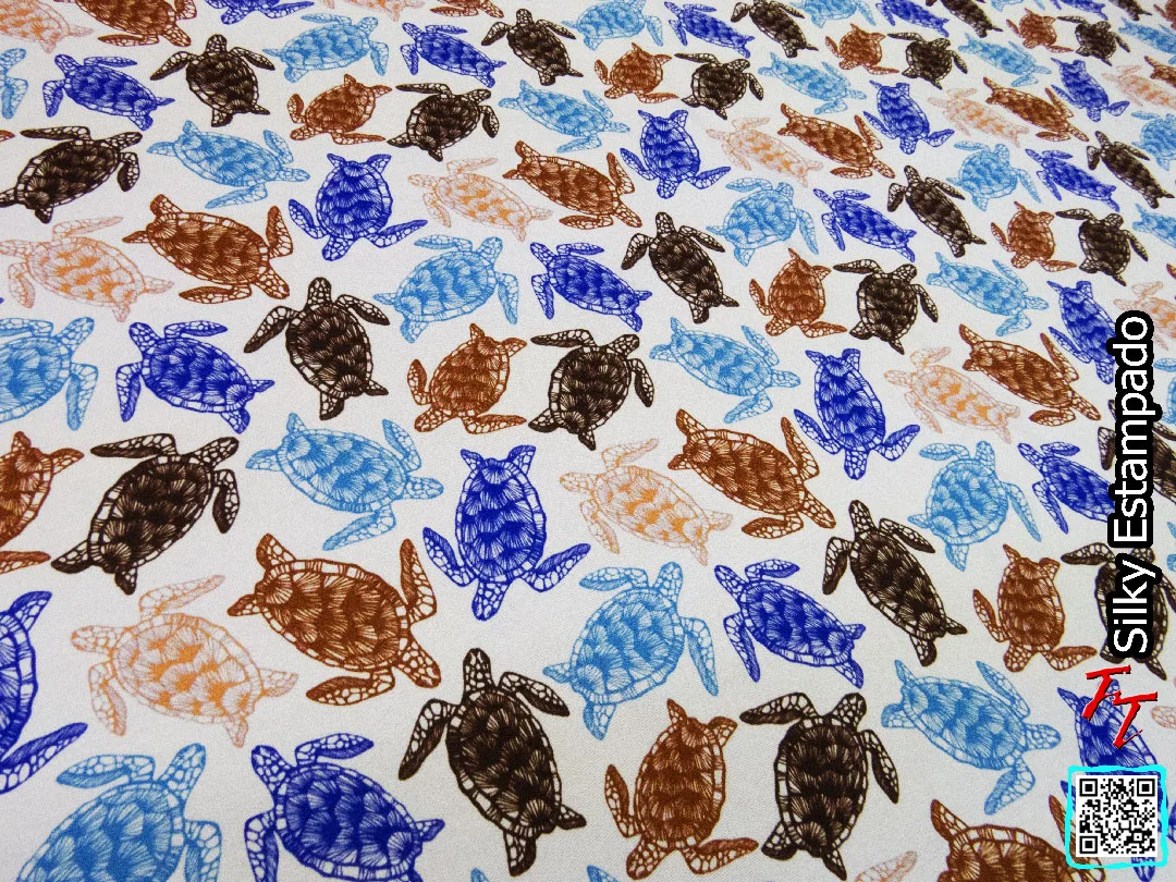Silki estampado | Tortugas #1