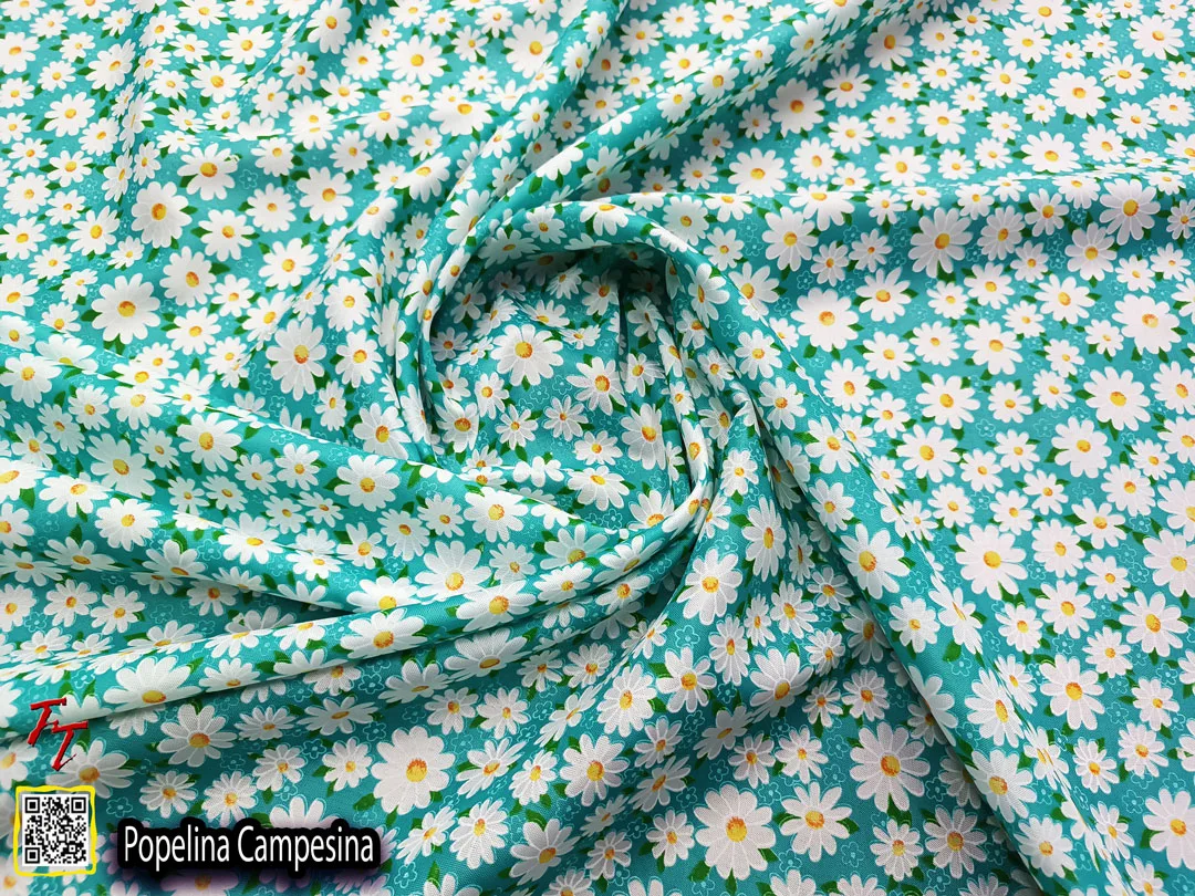 Popelina campesina | Margaritas Verde Menta