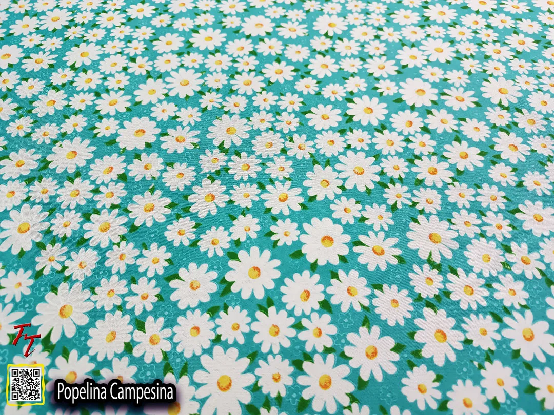 Popelina campesina | Margaritas Verde Menta