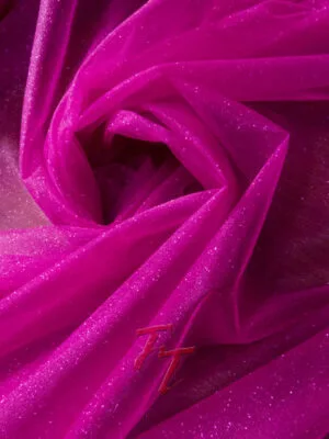 Tul Gliter | Fucsia