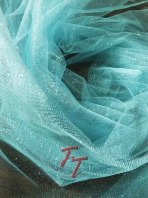 Tul Gliter | Verde Menta
