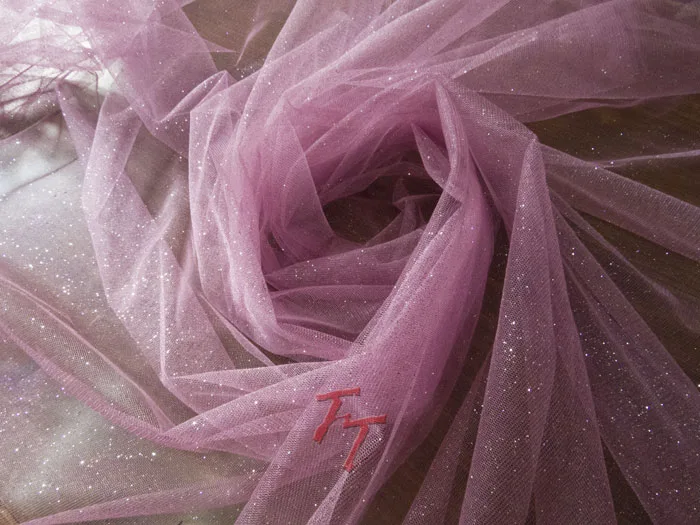 Tul Gliter | Palo de rosa