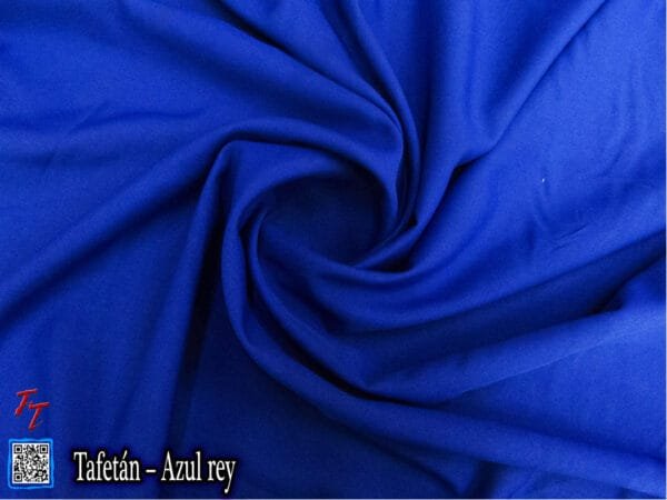 Tela tafetán Azul Rey