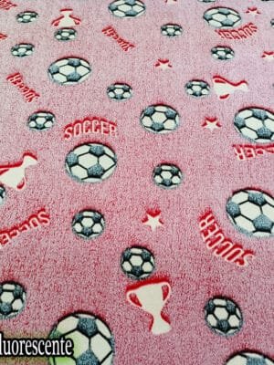 Flannel Fluorescente Balones