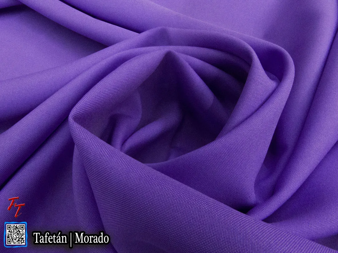 Tela tafetán Morado