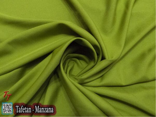 Tela tafetán Manzana