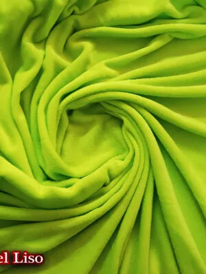 Flannel Liso | Verde Limón #2