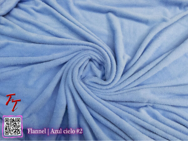Flannel Liso | Azul cielo #2