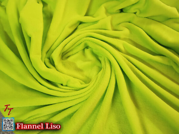 Flannel Liso | Verde Limón #2