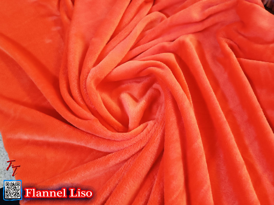 Flannel Liso | Naranja