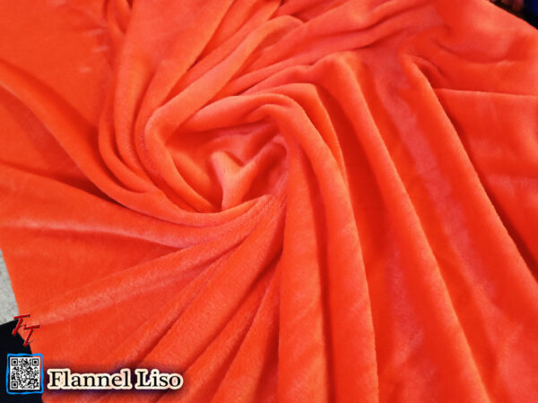 Flannel Liso | Naranja