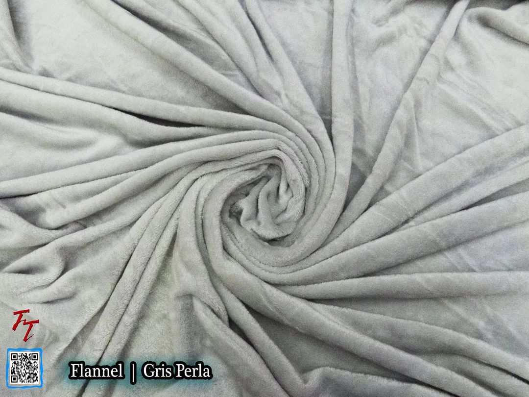 Flannel Liso | Gris Perla