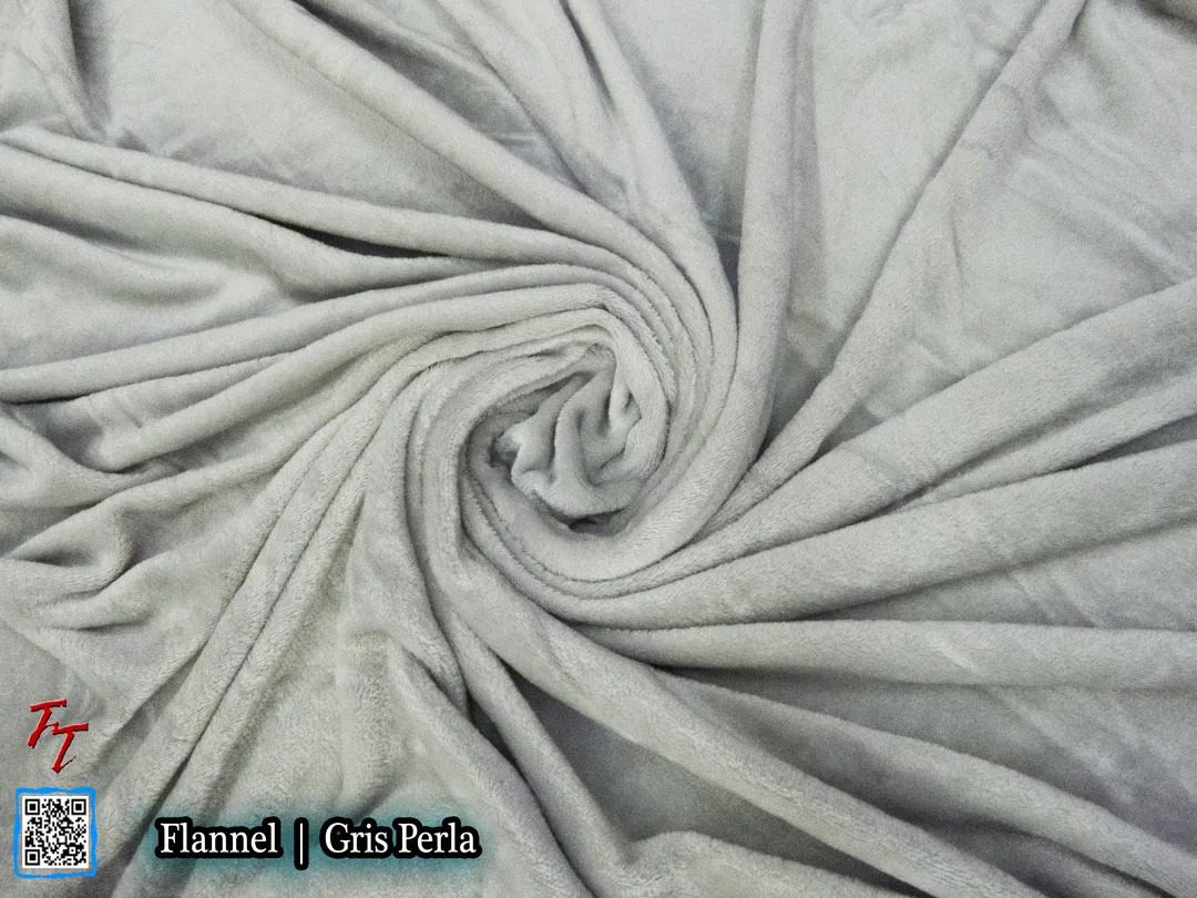Flannel Liso | Gris Perla
