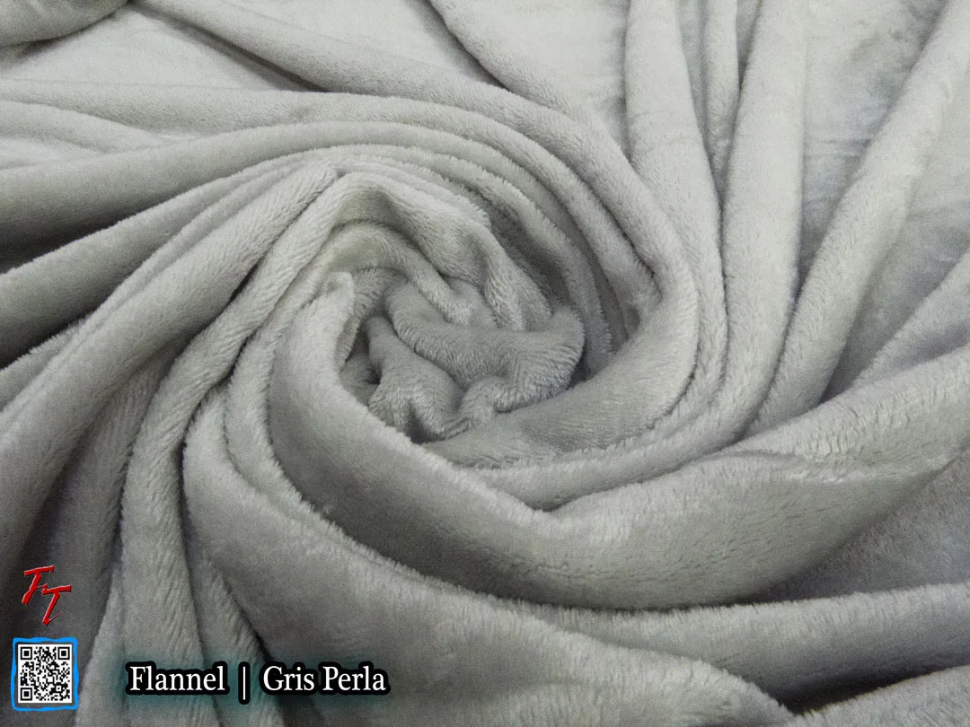 Flannel Liso | Gris Perla