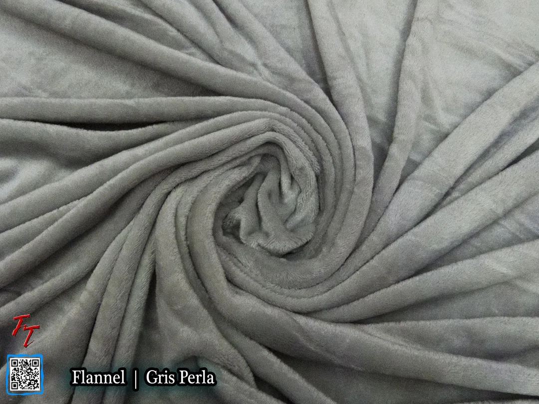 Flannel Liso | Gris Perla