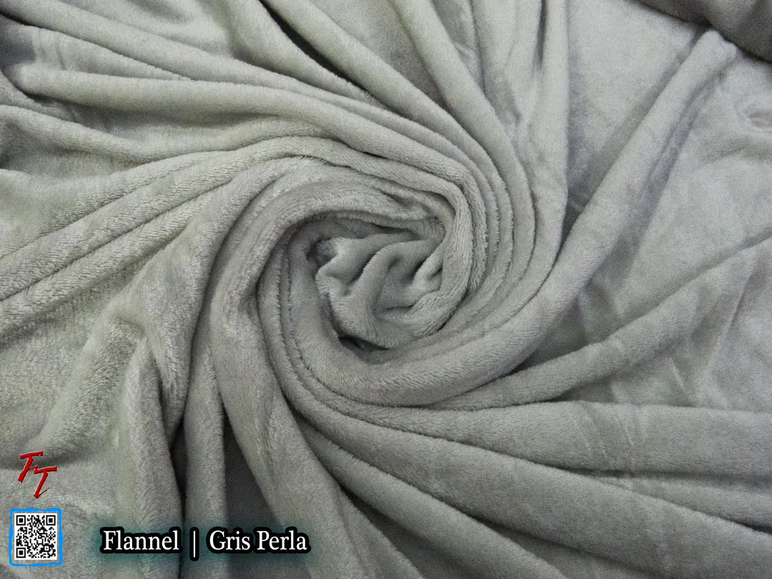 Flannel Liso | Gris Perla
