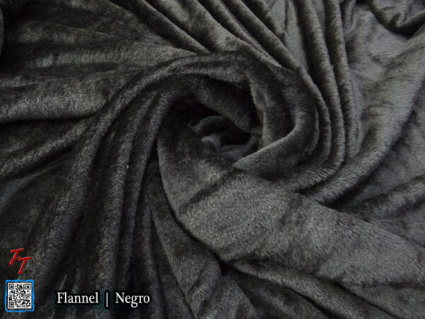 Flannel Liso | Negro