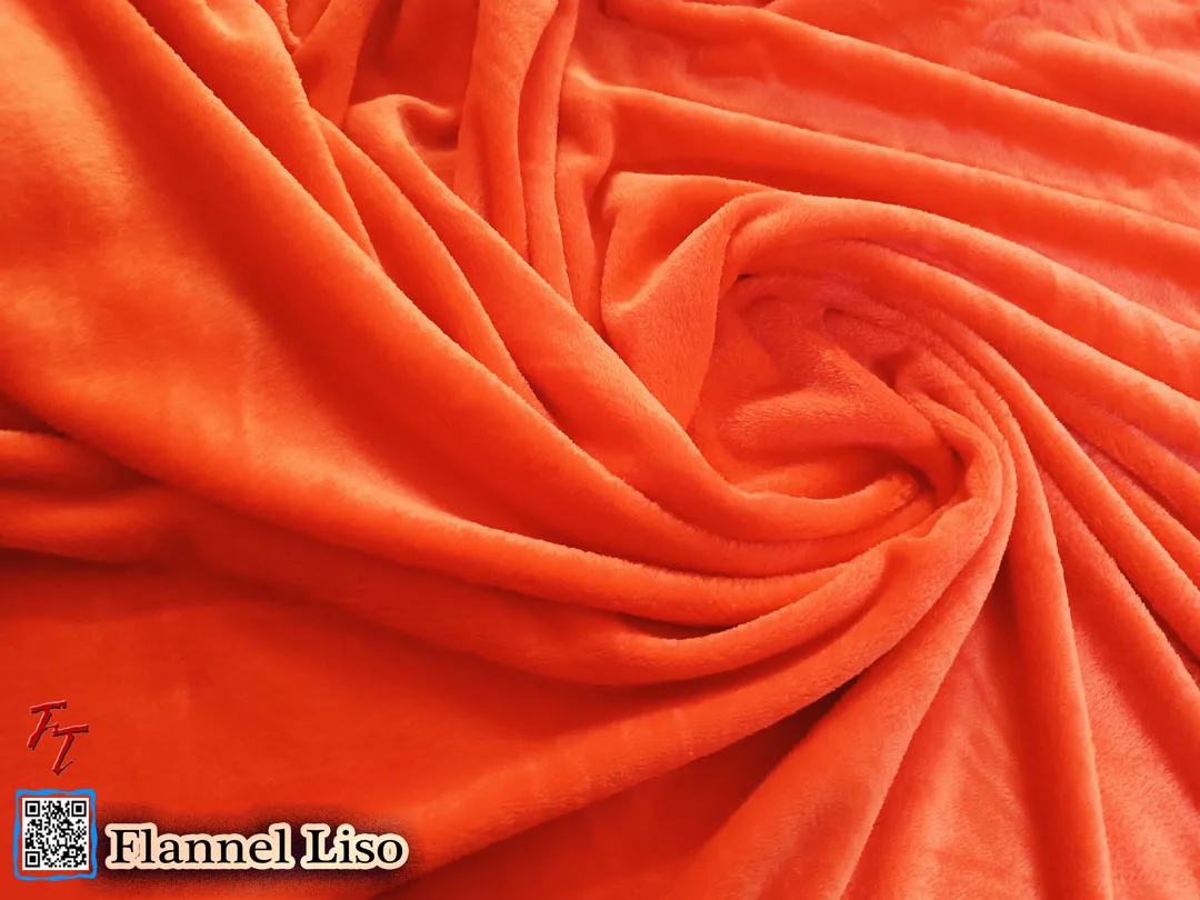 Flannel Liso | Naranja
